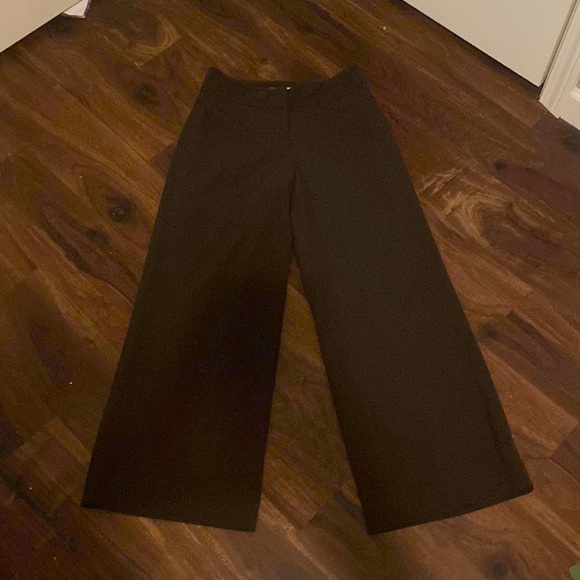 Dark Brown Dark Academia aesthetic pants for 0P petite. - Picture 1 of 3